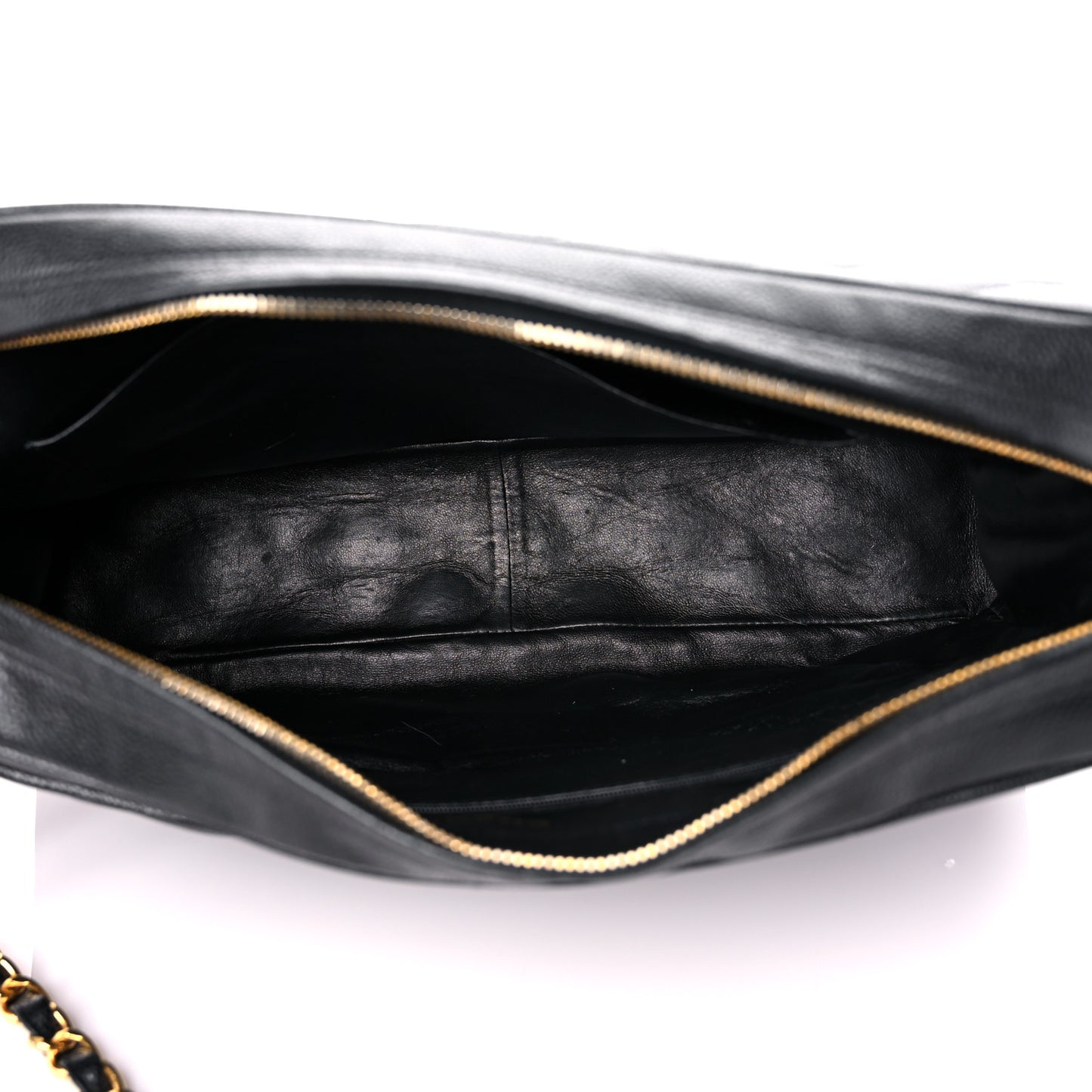 Caviar Quilted Flap Black
