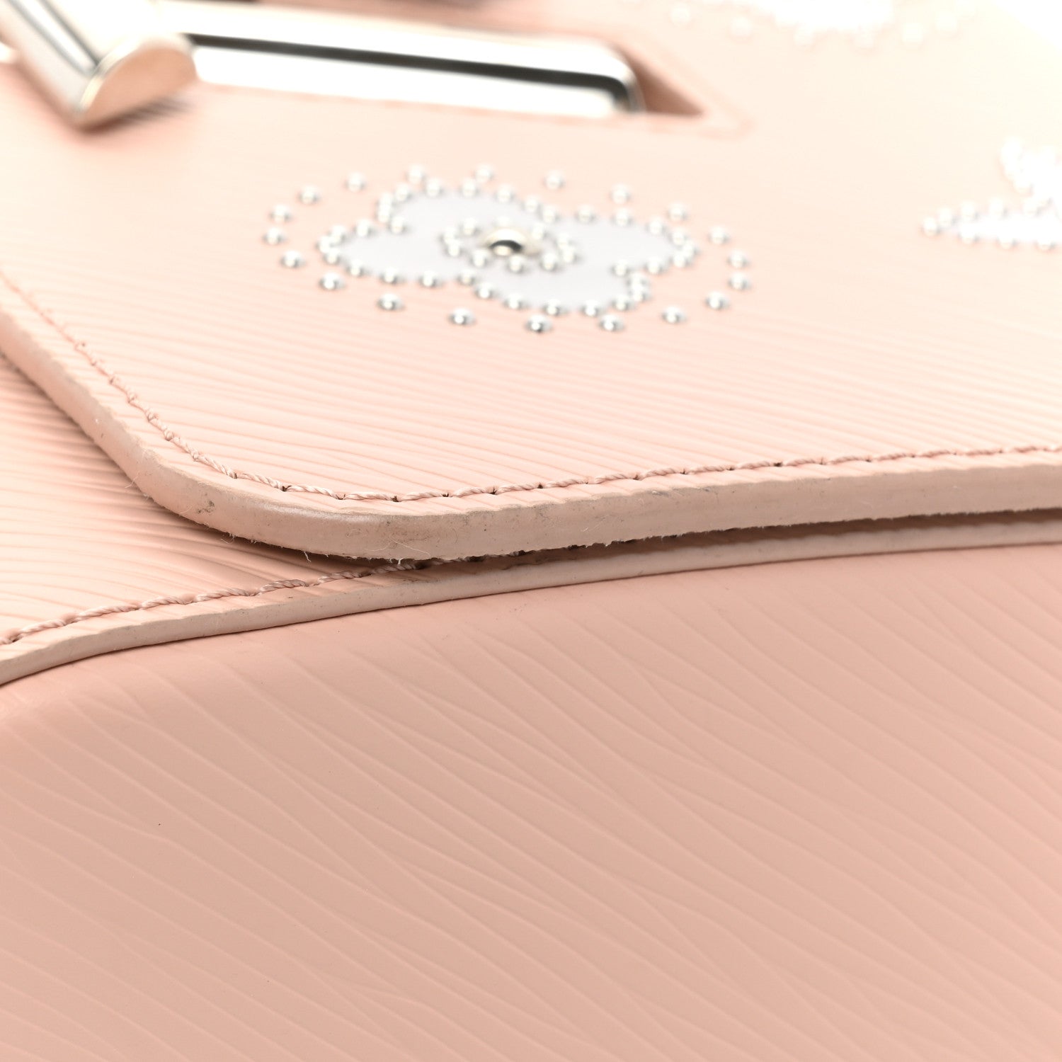 Louis Vuitton Epi Mechanical Flowers Twist Shoulder Bag MM Rose Ballerine 14 of 19