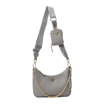 Prada Saffiano Re-Edition 2005 Shoulder Bag Marmo 1 of 10