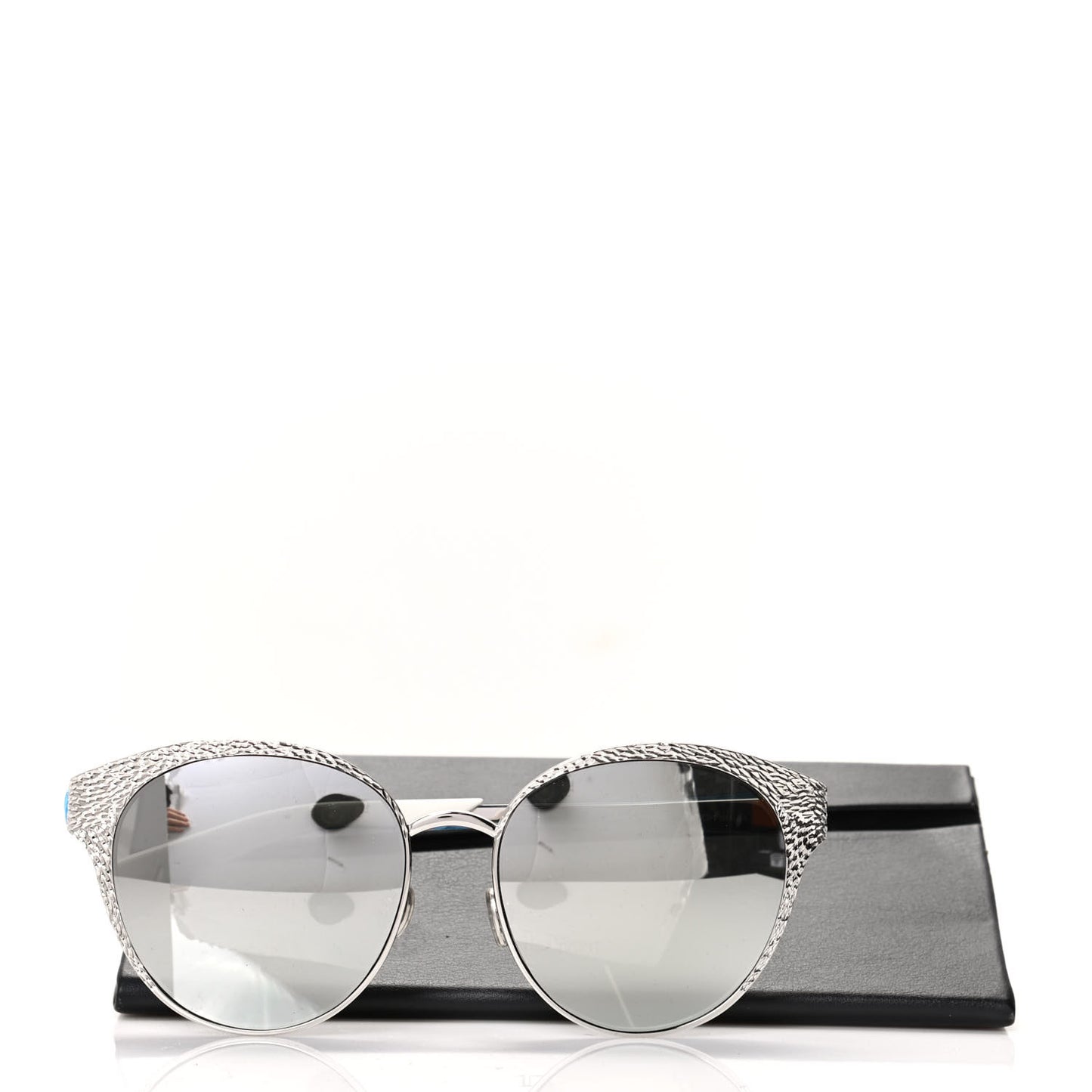 Metal Mirrored Unique Limited Edition Sunglasses Silver