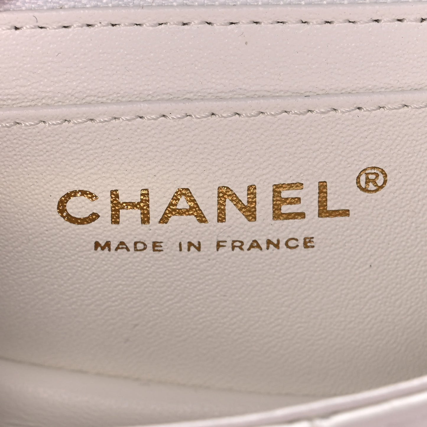 Aged Calfskin Quilted 2.55 Reissue Mini Flap White