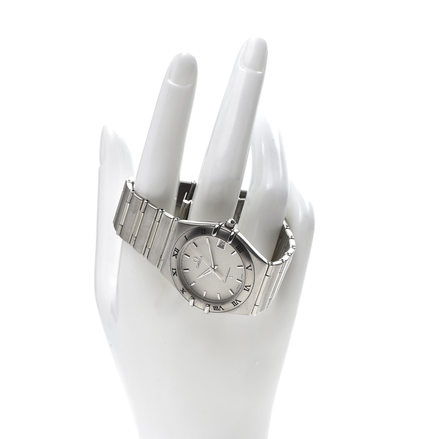 Omega Stainless Steel 33mm Constellation Quartz Watch White 1512.30 2 of 7