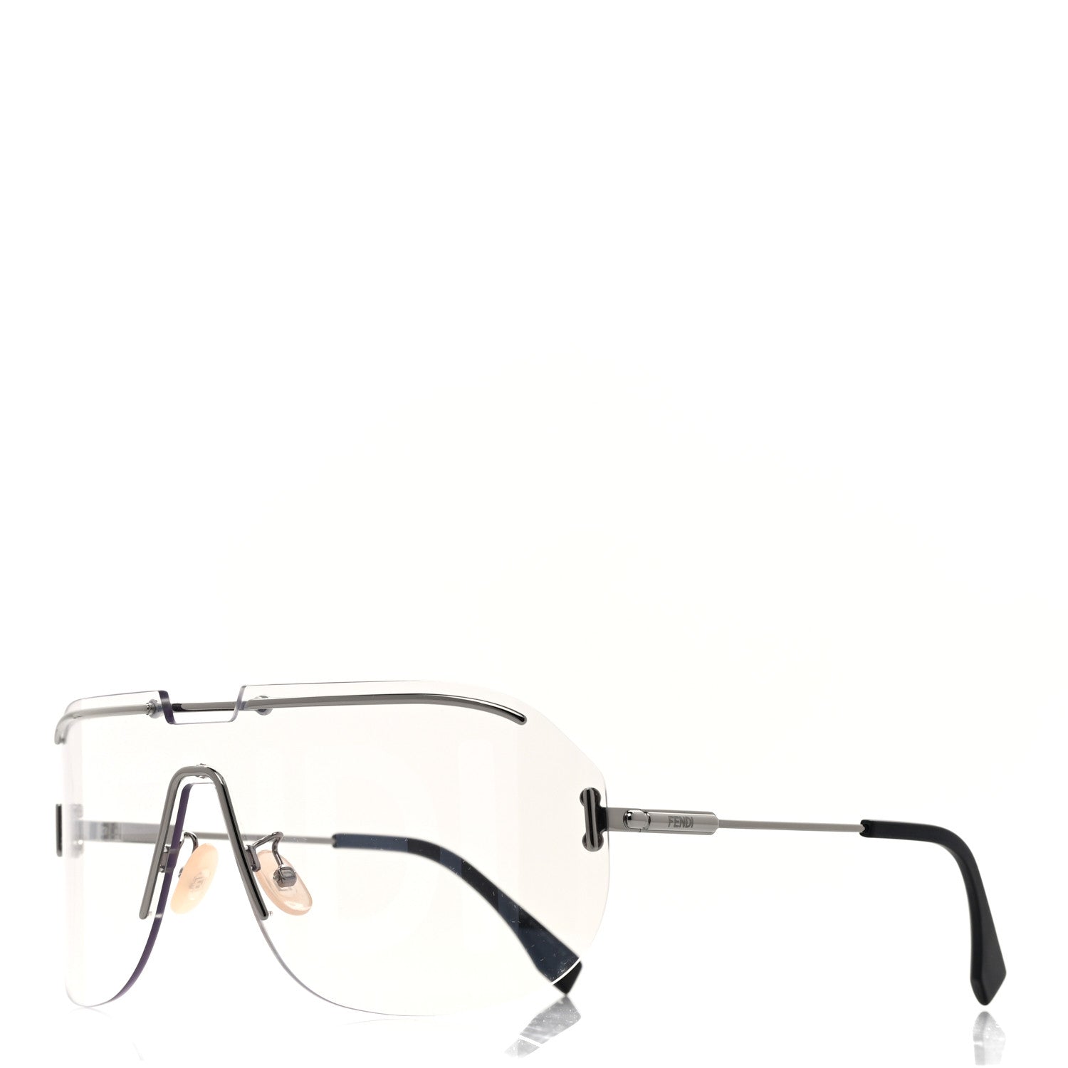 Fendi FF Shield Sunglasses FF M0098/S Transparent 1 of 9