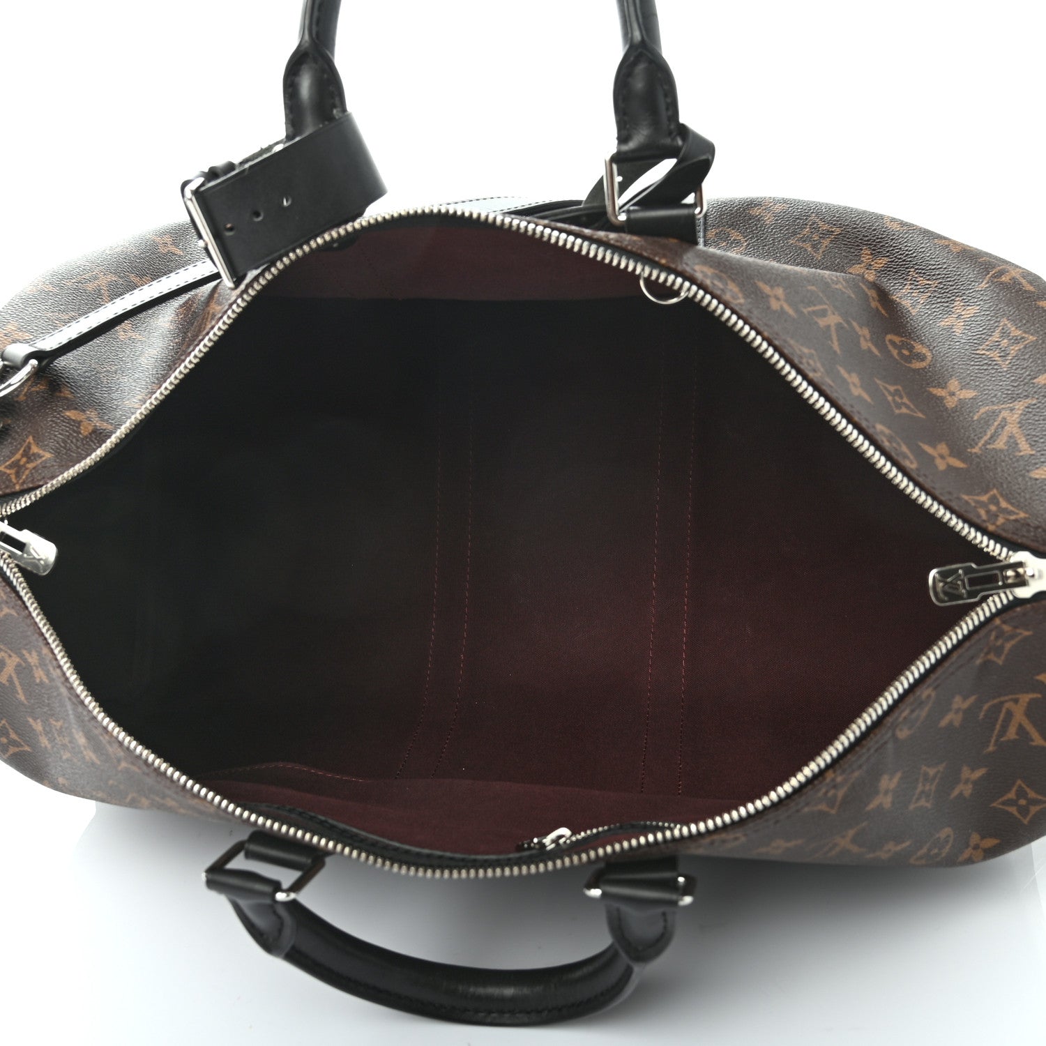 Louis Vuitton Monogram Macassar Keepall Bandouliere 45 5 of 9