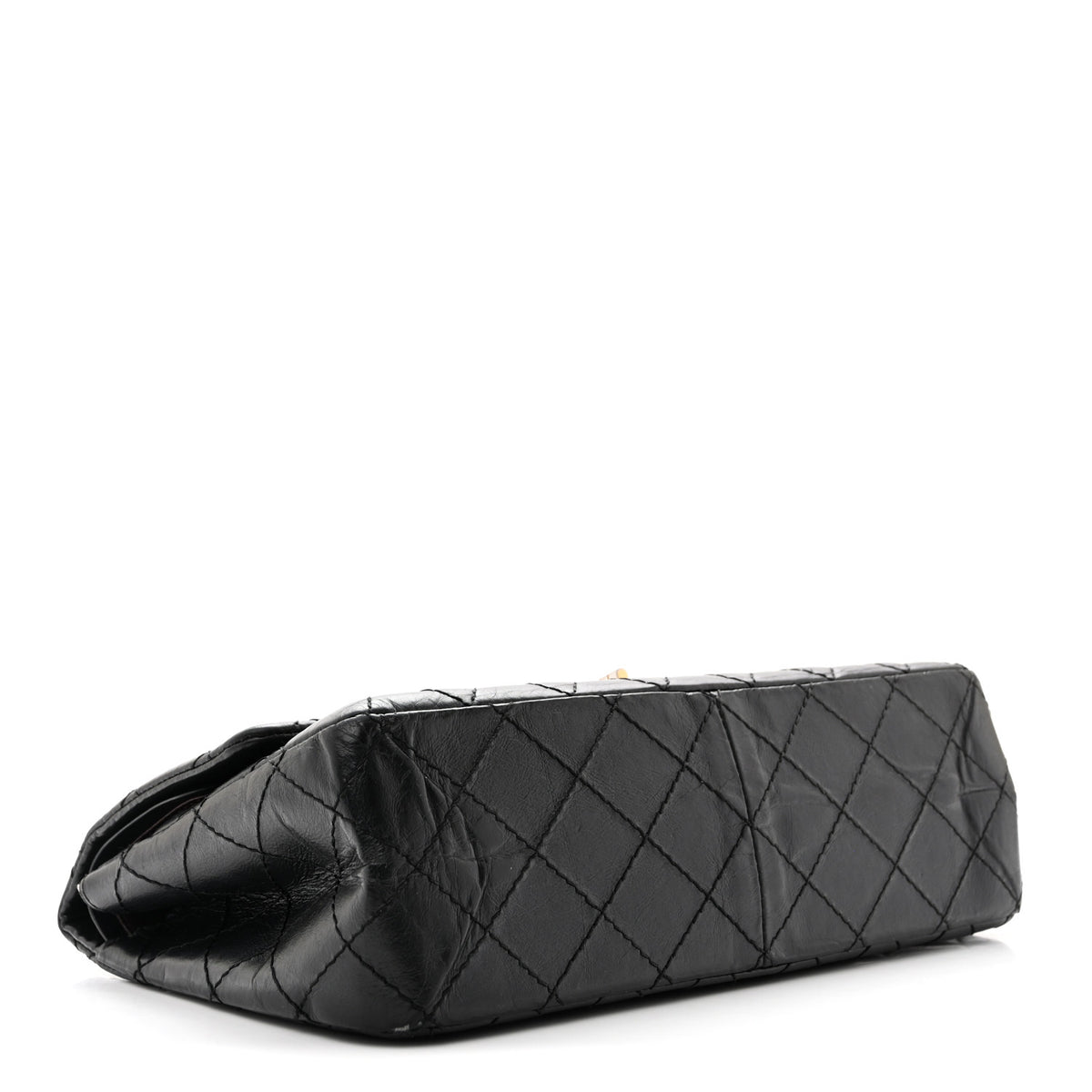 Chanel Aged Calfskin Quilted 2.55 Reissue 226 Flap Black 4 of 10