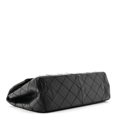 Chanel Aged Calfskin Quilted 2.55 Reissue 226 Flap Black 4 of 10