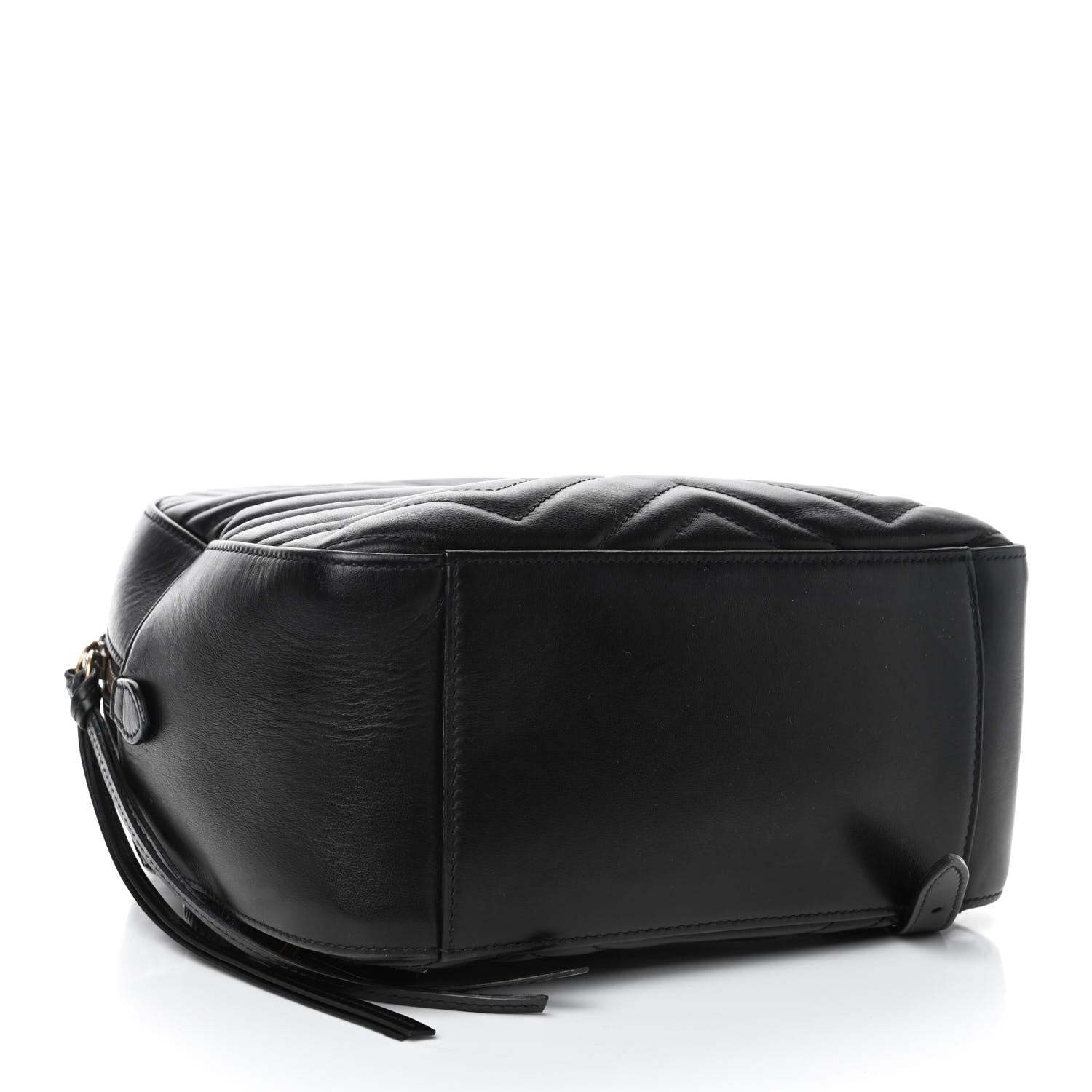Gucci Calfskin Matelasse GG Marmont Dome Backpack Black 3 of 4