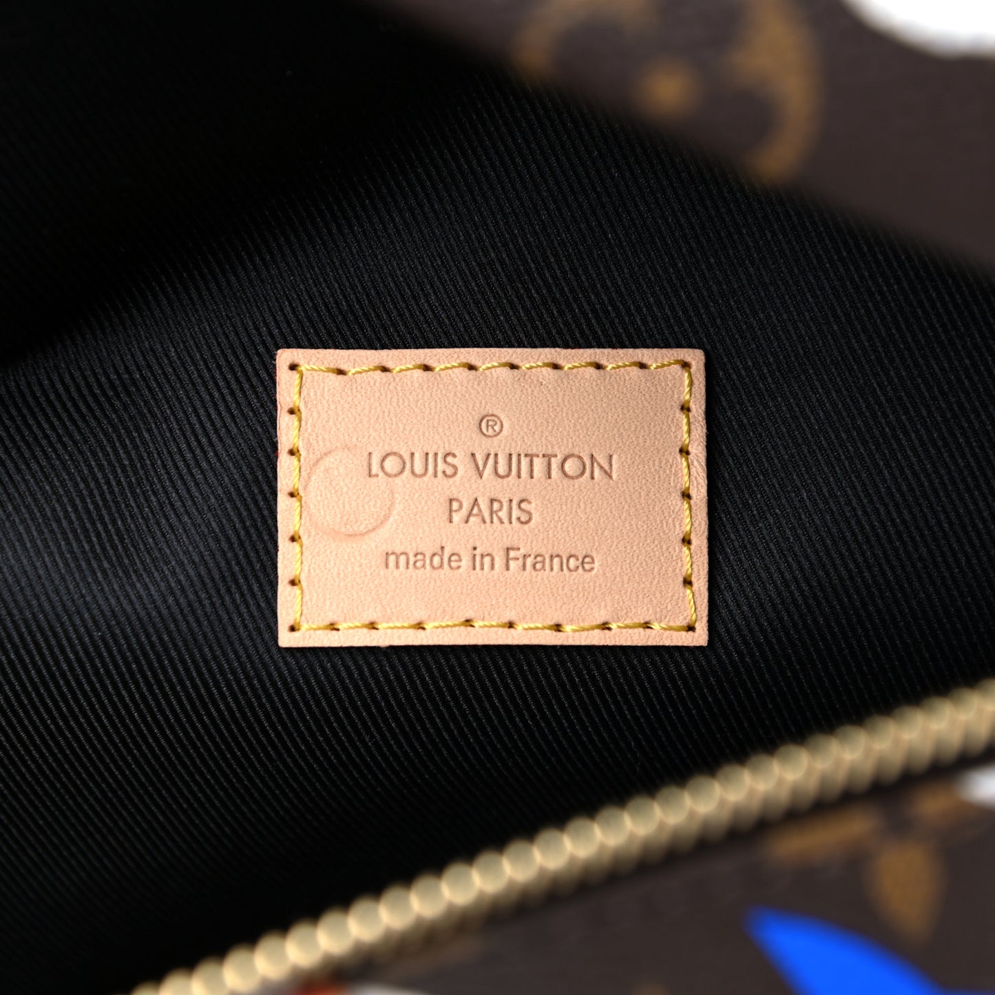X LOL Monogram Bumbag Blue Silver