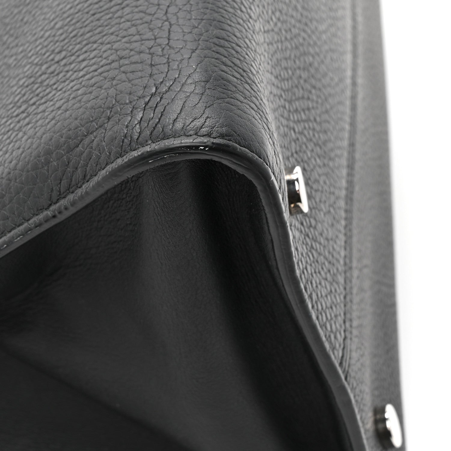 Christian Dior Grained Calfskin Large Diorever Flap Black 13 of 18