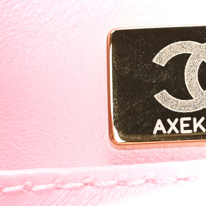 Chanel Pearly Lambskin Pearl Quilted Mini Flap Pink 7 of 10