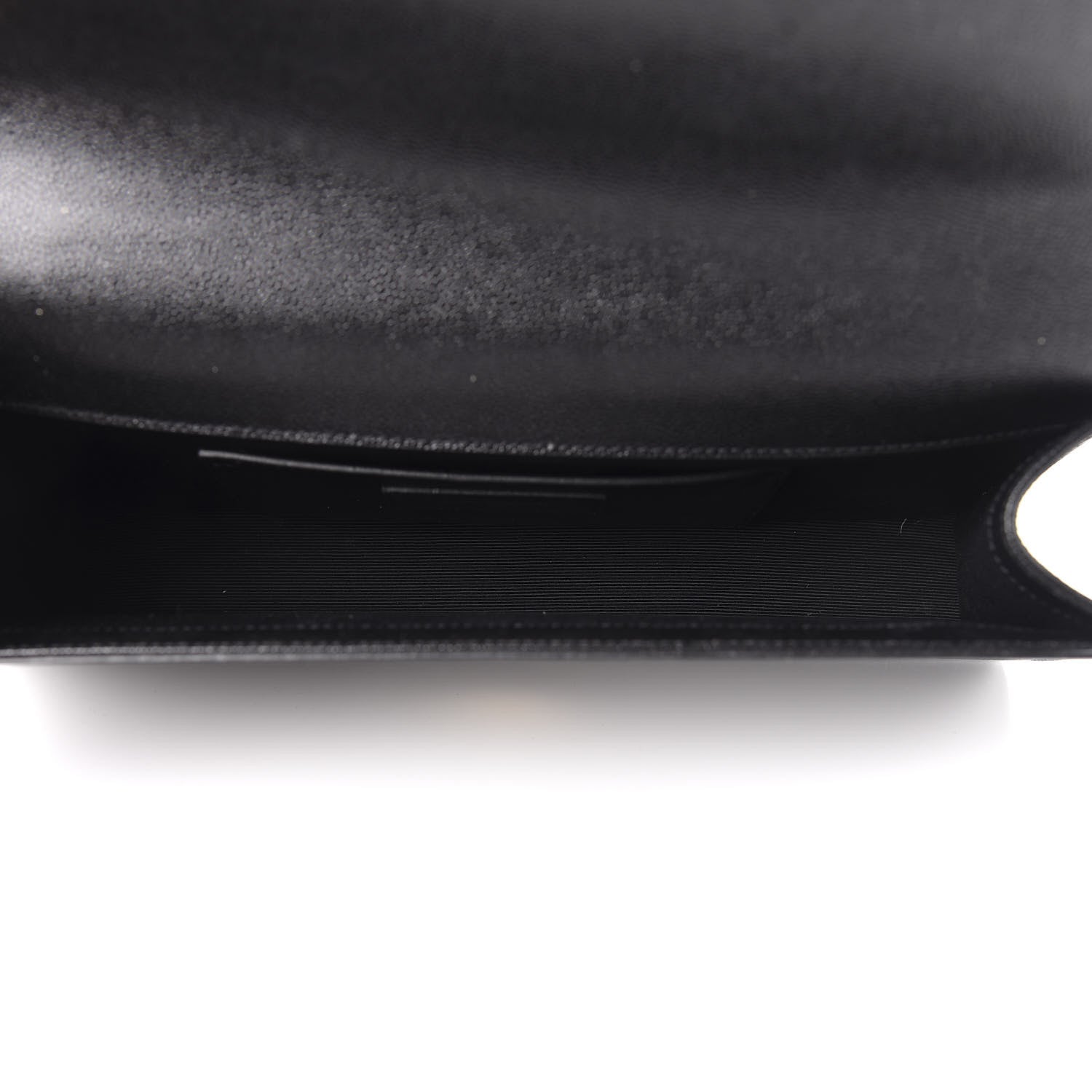 Saint Laurent Grain De Poudre Monogram Cassandre Clutch Black 5 of 10