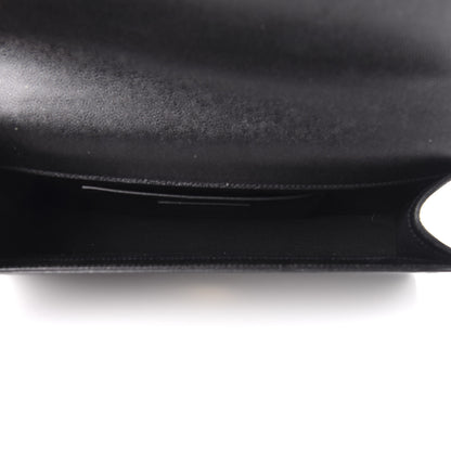 Saint Laurent Grain De Poudre Monogram Cassandre Clutch Black 5 of 10