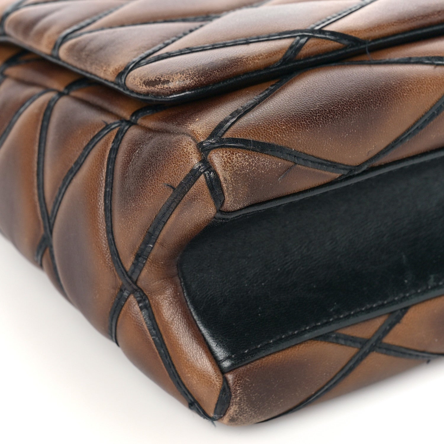 Louis Vuitton Lambskin Malletage GO-14 MM Brown 6 of 14