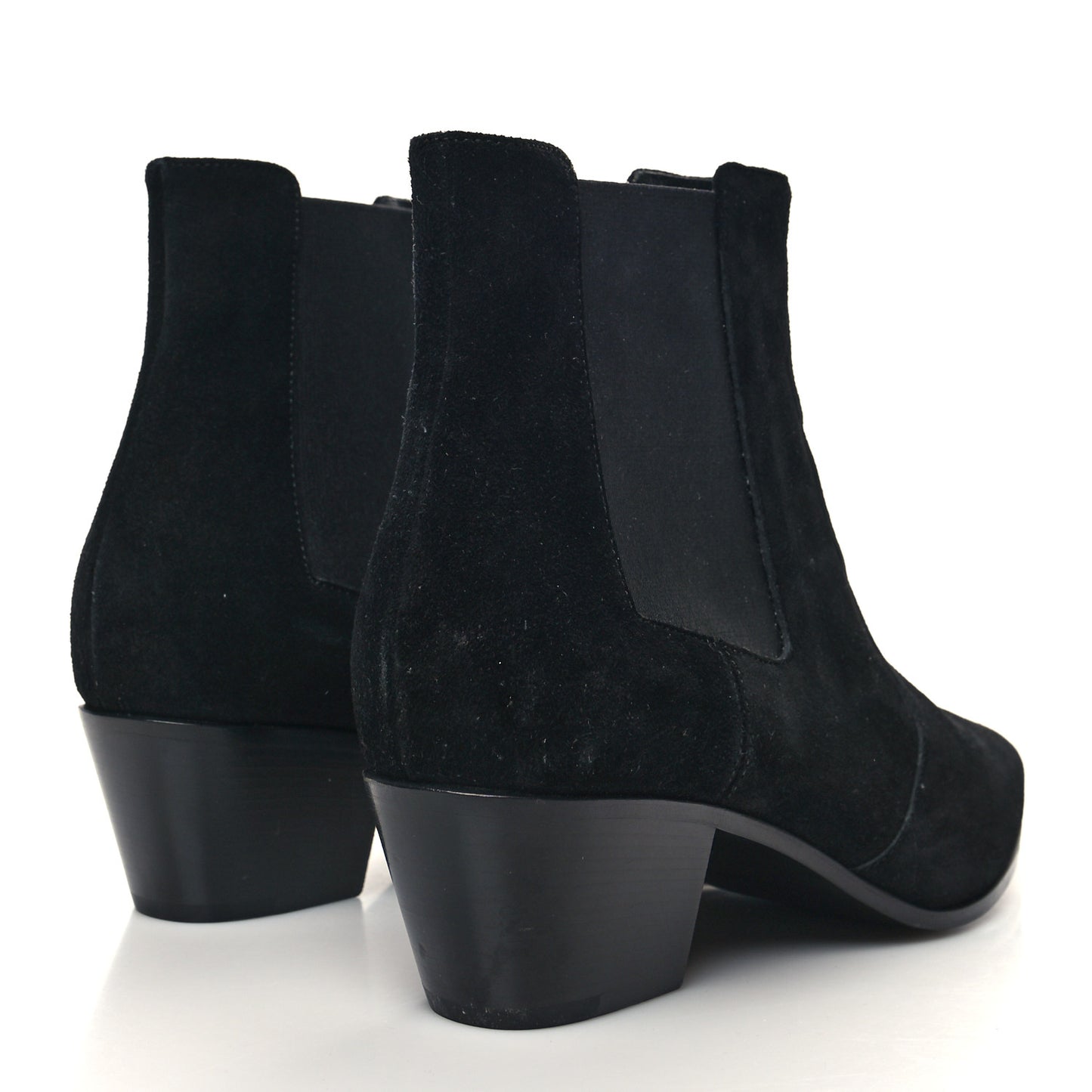 Suede Chelsea Boots 39.5 Black