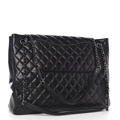Chanel Caviar Quilted Flap Tote Black 3 of 12
