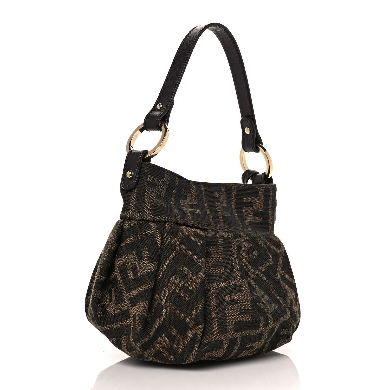 Fendi Zucca Mini Chef Hobo Tobacco 3 of 11