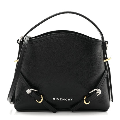 Givenchy Tumbled Calfskin Nano Voyou Bag Black 1 of 10