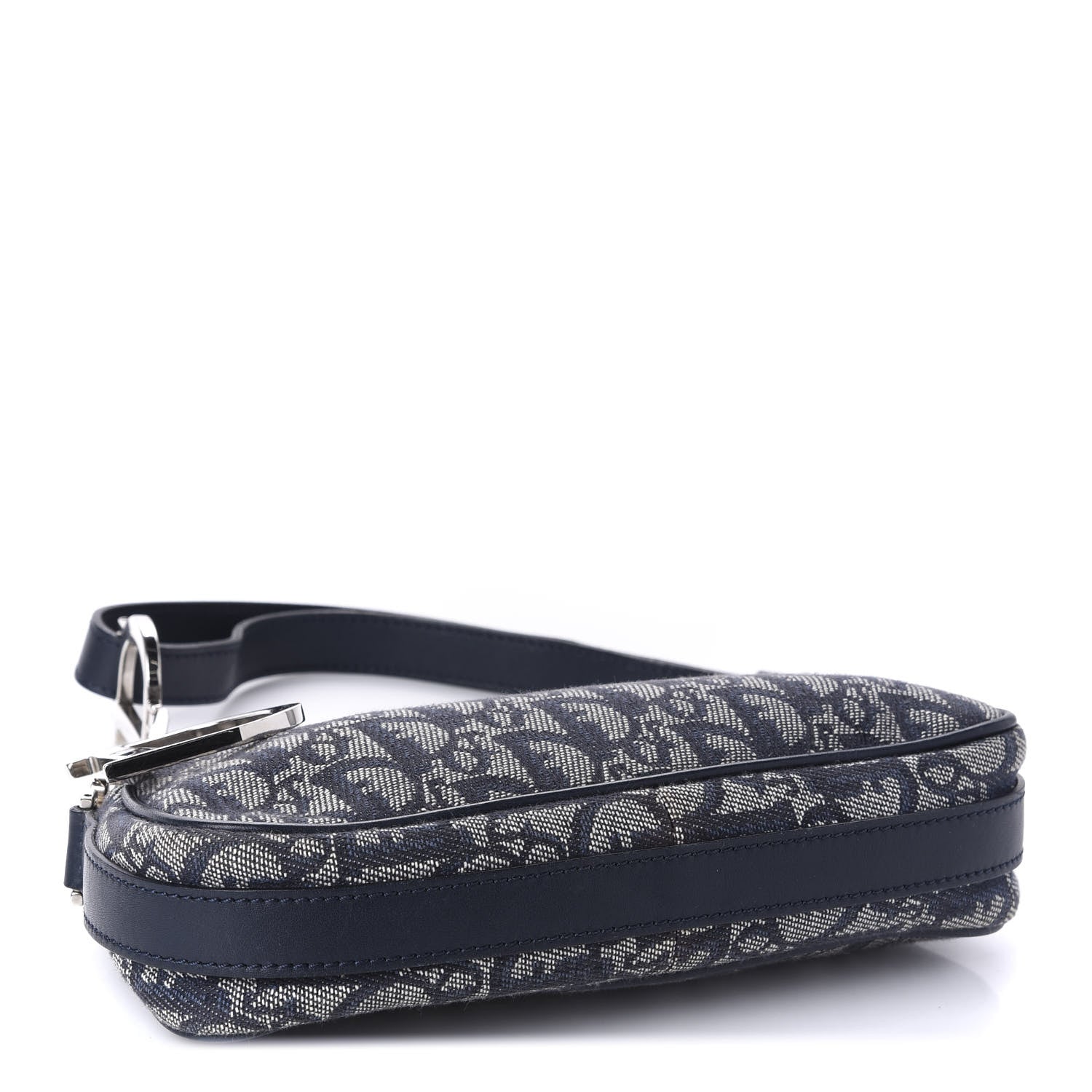 Christian Dior Monogram Shoulder Bag Blue 4 of 12