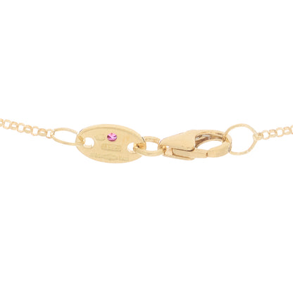 Roberto Coin 18K Yellow Gold Diamond Petite Venetian Princess Flower Pendant Necklace 5 of 6