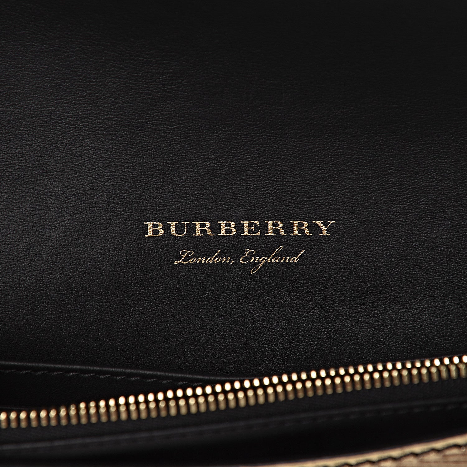 Burberry Metallic Calfskin Check Small Madison Buckle Bag Gold 7 of 11