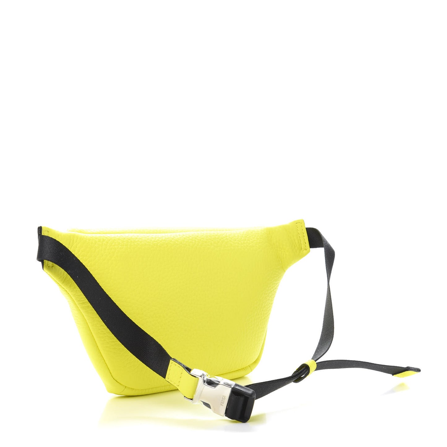 Cuoio Romano Fluo Metal Bug Eyes Kids Belt Bag Giallo Fluo Black