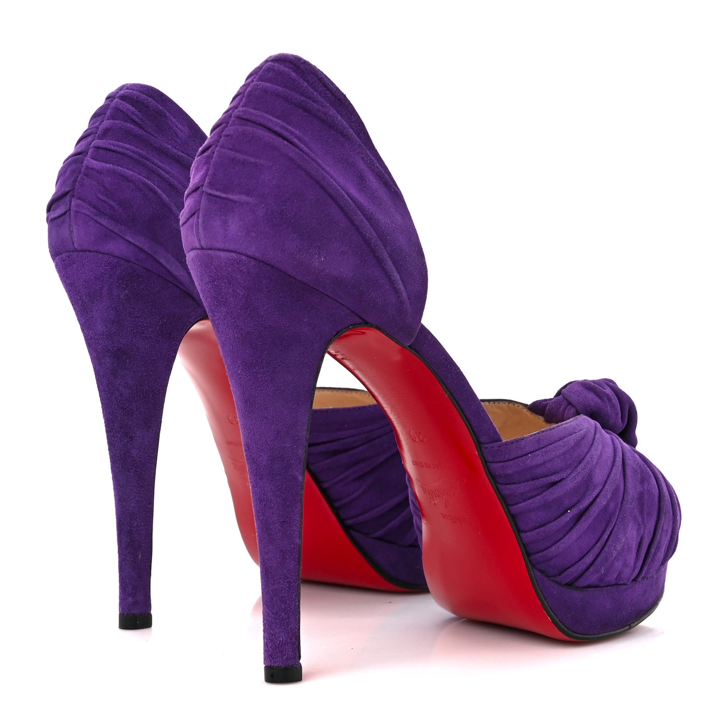 Suede Greissimo 120 Pumps 39 Purple