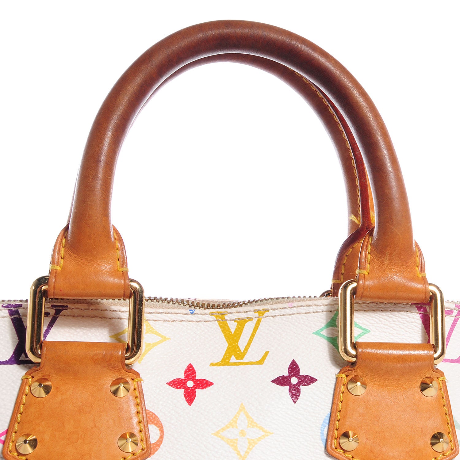 Louis Vuitton Monogram Multicolor Alma White 3 of 10