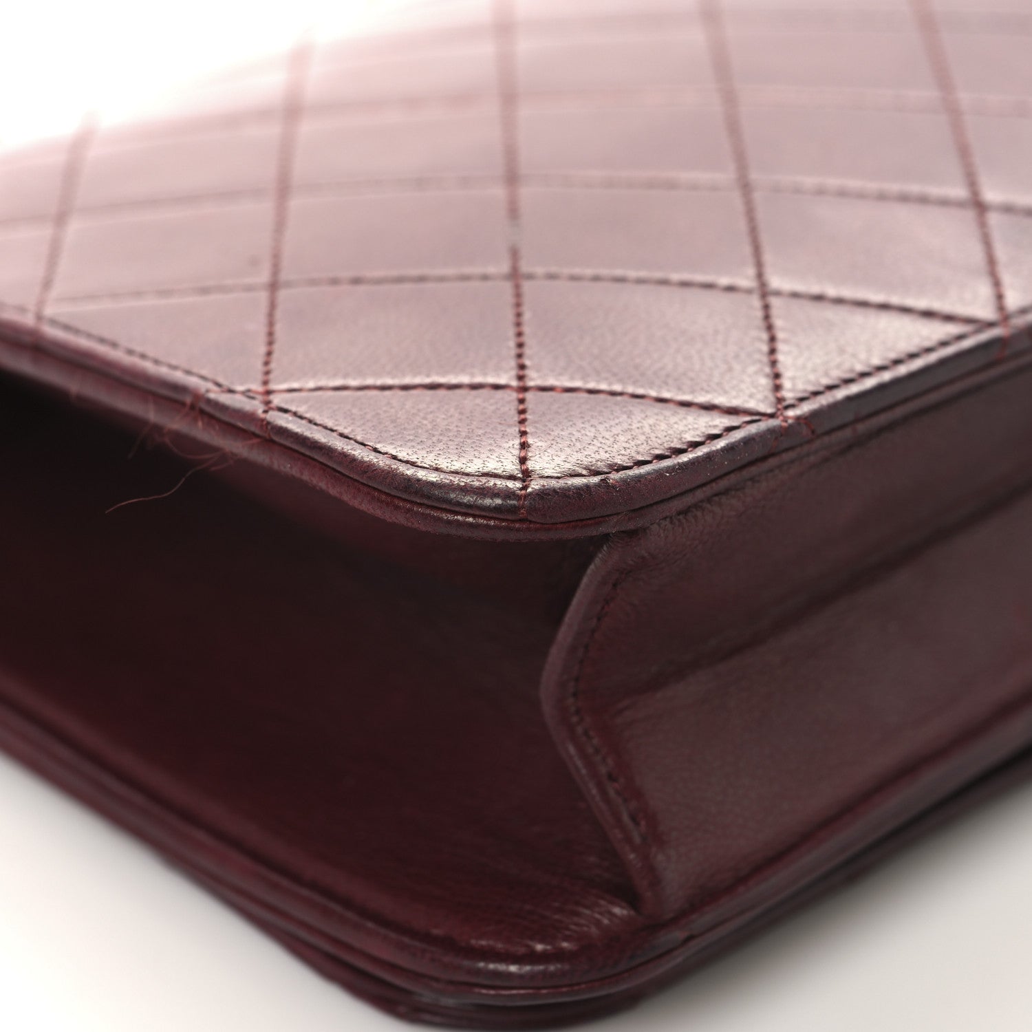 Chanel Lambskin Quilted Small Single Flap Bordeaux 11 of 16