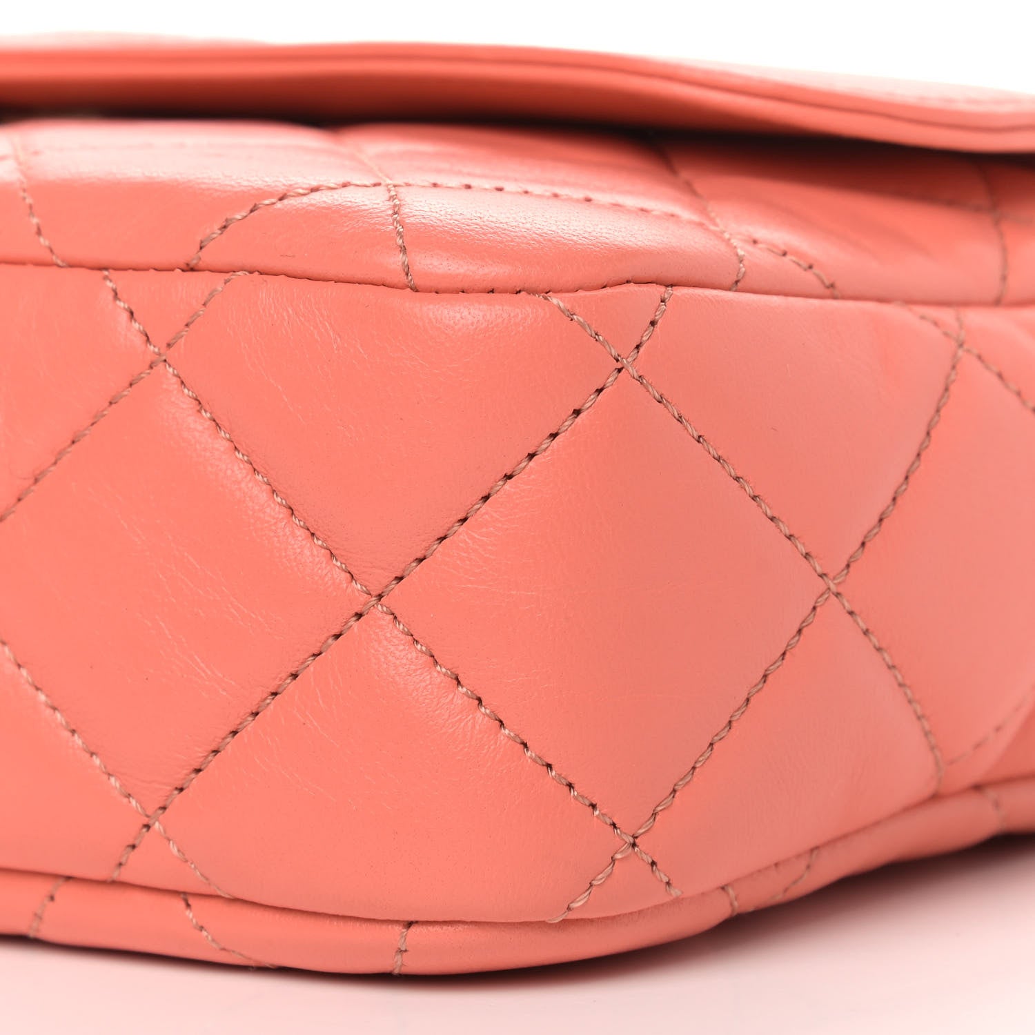 Chanel Lambskin Quilted Chain & Tassel Small Camera Case Pink 8 of 8
