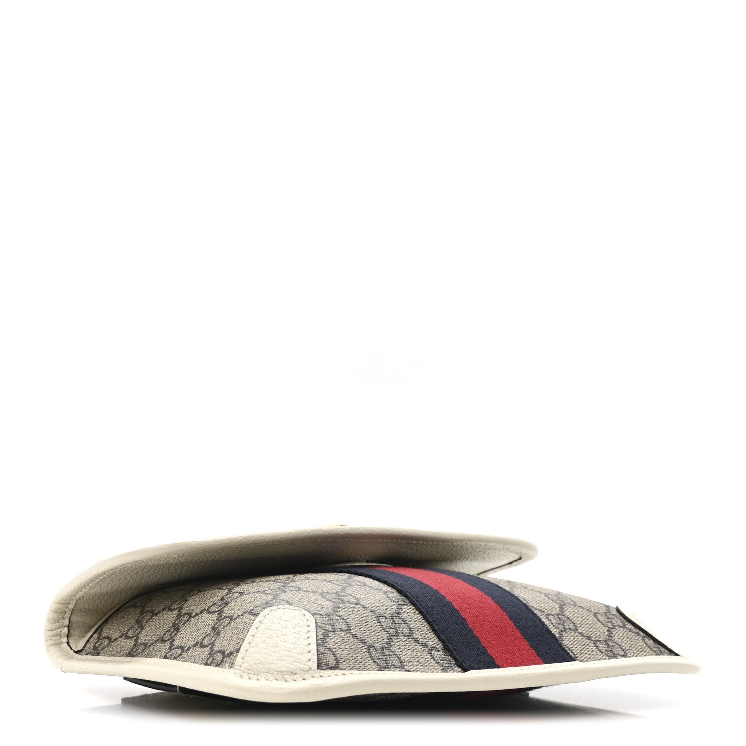 Gucci GG Supreme Monogram Web Small Ophidia Belt Bag 100 40 Beige Ebony White 4 of 10