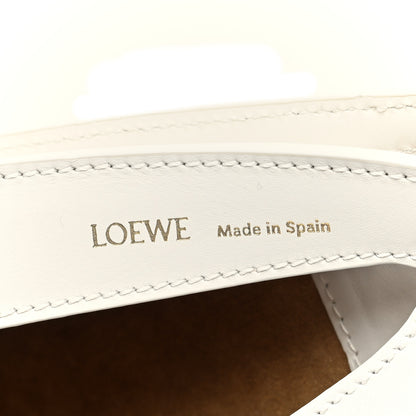 Loewe Satin Calfskin Small Anagram Luna Bag White 6 of 9