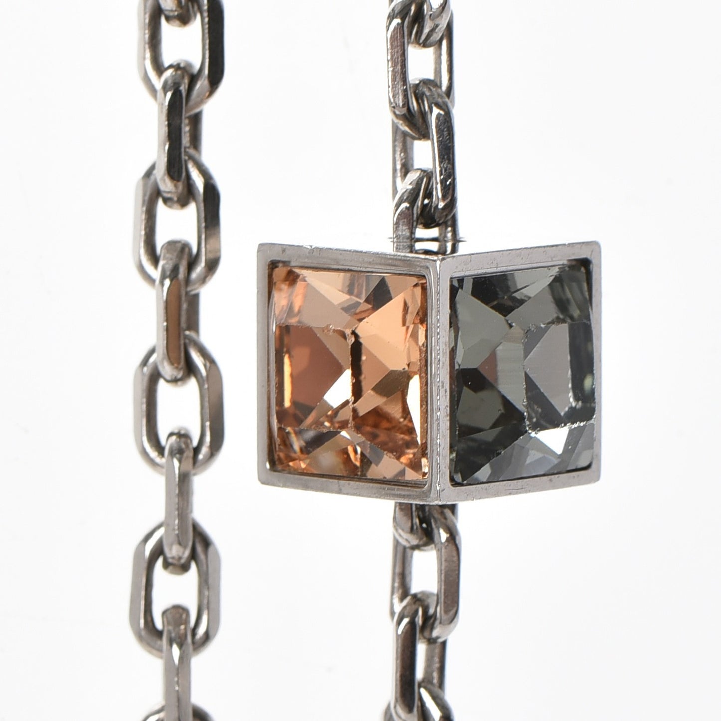 Swarovski Gamble Long Necklace Silver