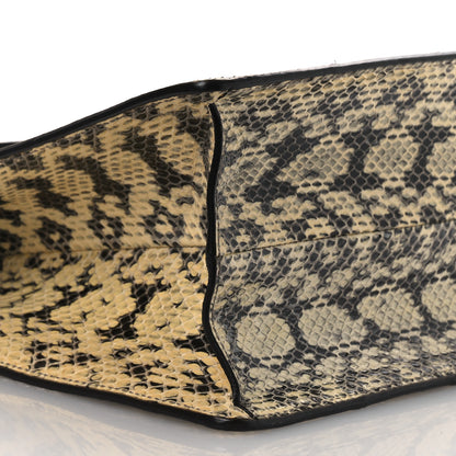 Gucci Snakeskin Medium Sylvie Top Handle Roccia 9 of 10
