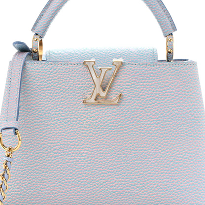 Louis Vuitton Taurillon Summer Stardust Capucines BB Lilas Purple 8 of 11