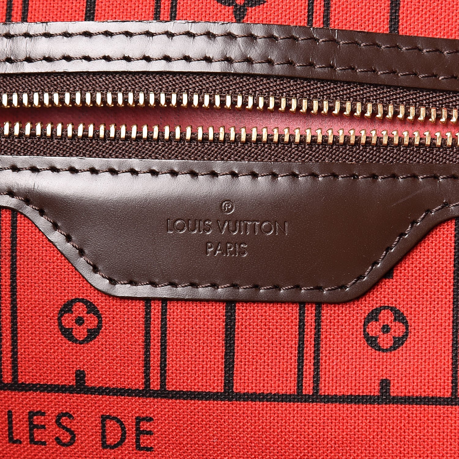 Louis Vuitton Damier Ebene Neverfull GM 6 of 13