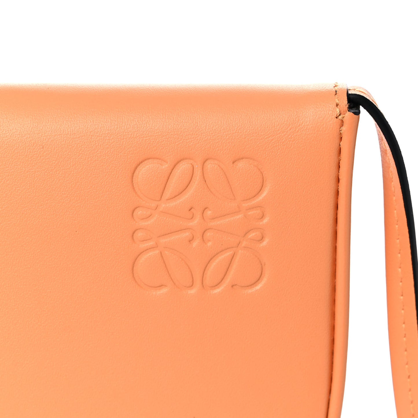 Soft Calfskin Small Heel Bag Apricot