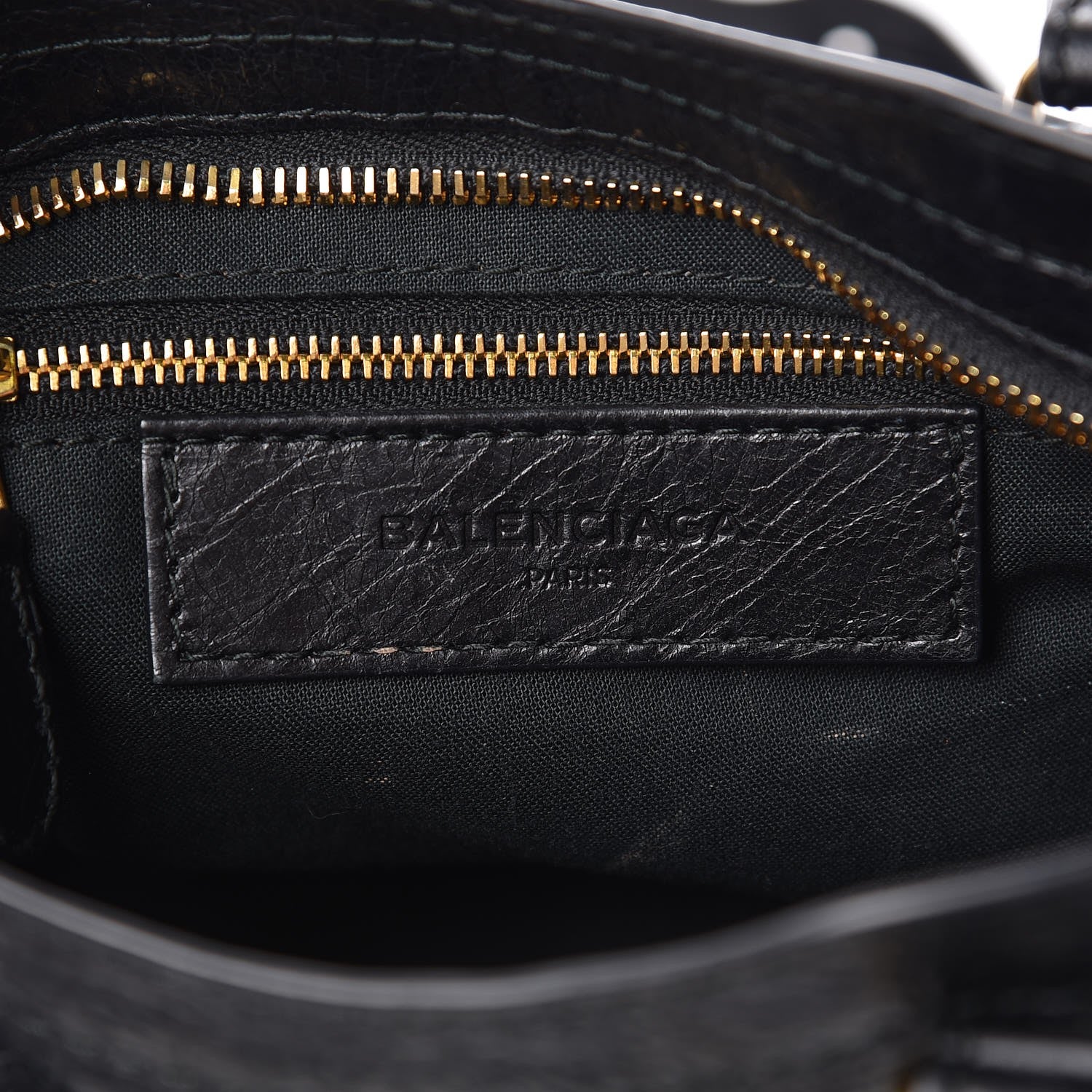 Balenciaga Agneau Giant 12 Gold Hardware Mini City Black 6 of 7