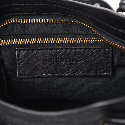 Balenciaga Agneau Giant 12 Gold Hardware Mini City Black 6 of 7