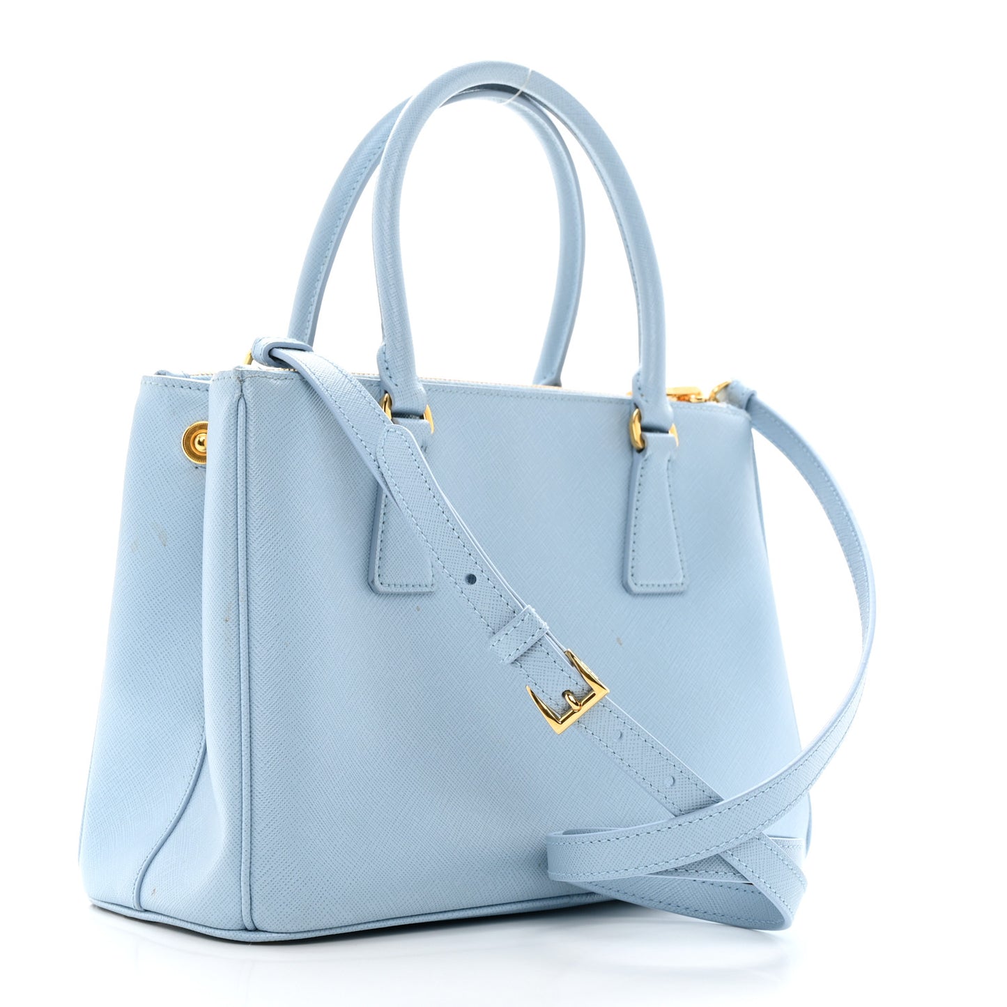 Saffiano Small Galleria Double Zip Tote Astrale