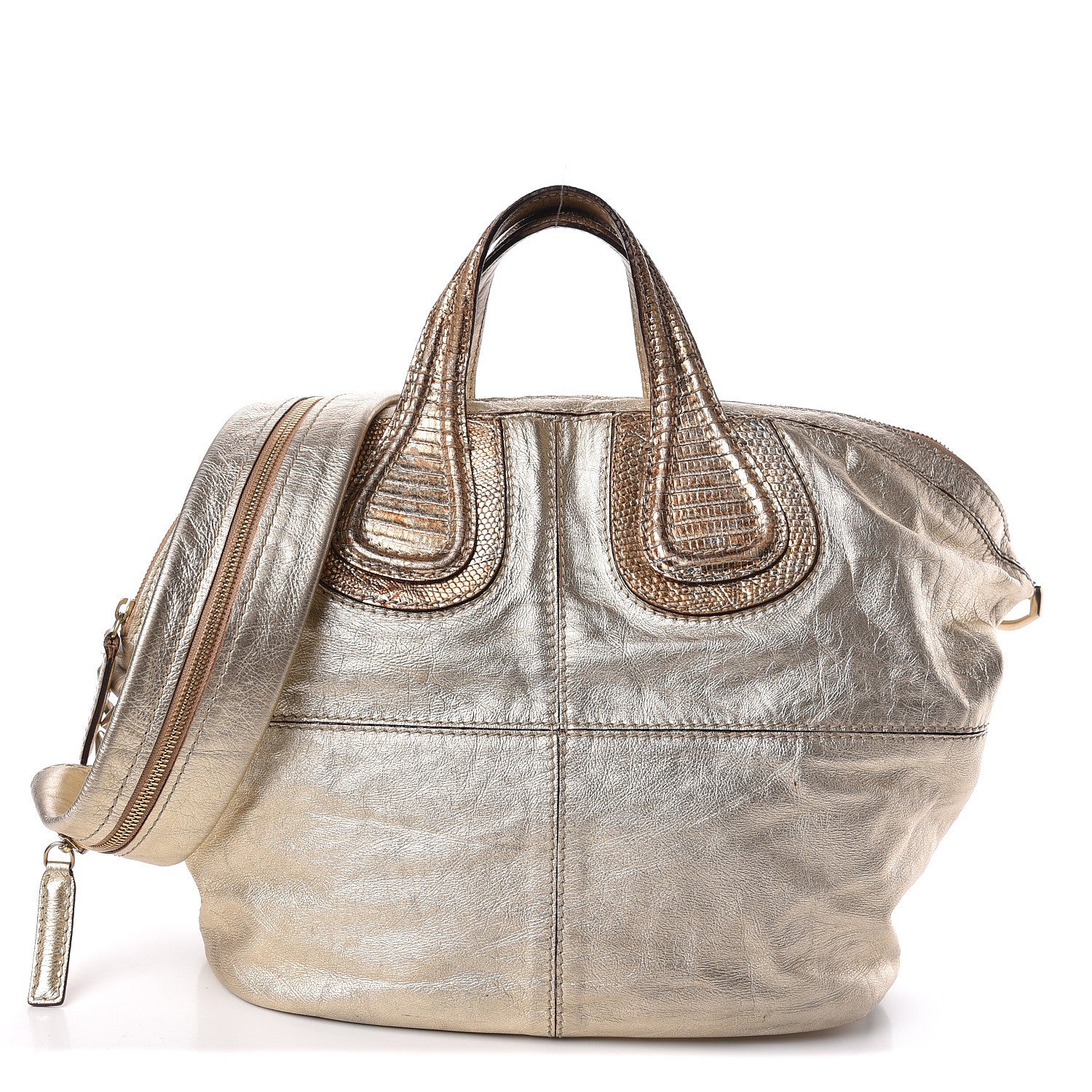Givenchy Lambskin Small Nightingale Metallic Gold 1 of 22