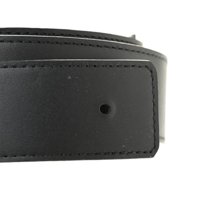 Louis Vuitton Calfskin Monogram 30mm LV Initiales Reversible Belt 95 38 Black 8 of 10