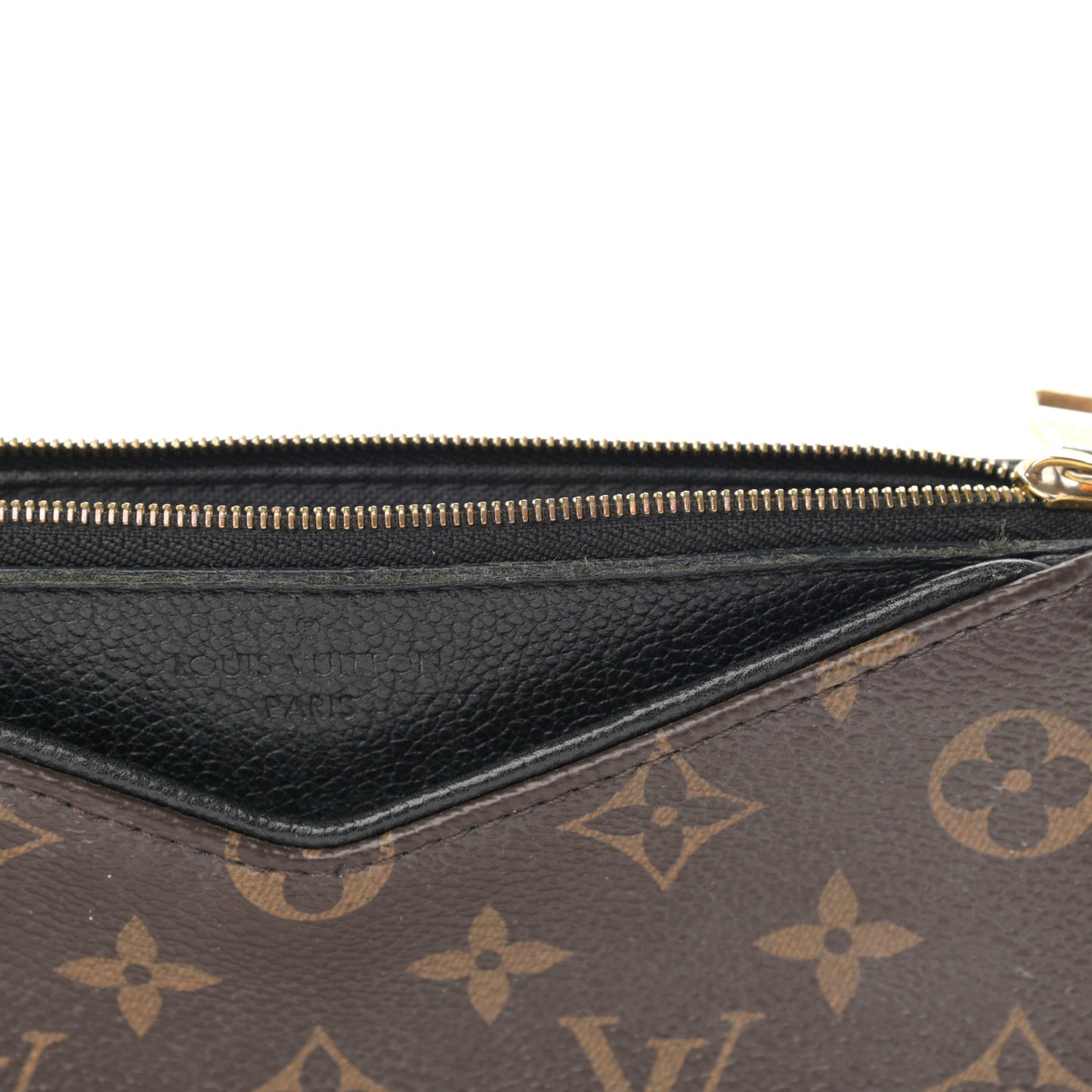 Monogram Pallas Clutch Black