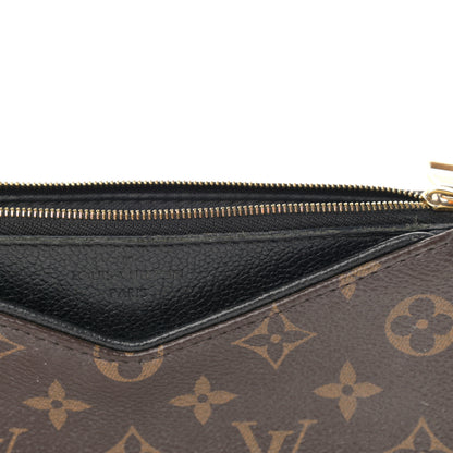 Louis Vuitton Monogram Pallas Clutch Black 13 of 14