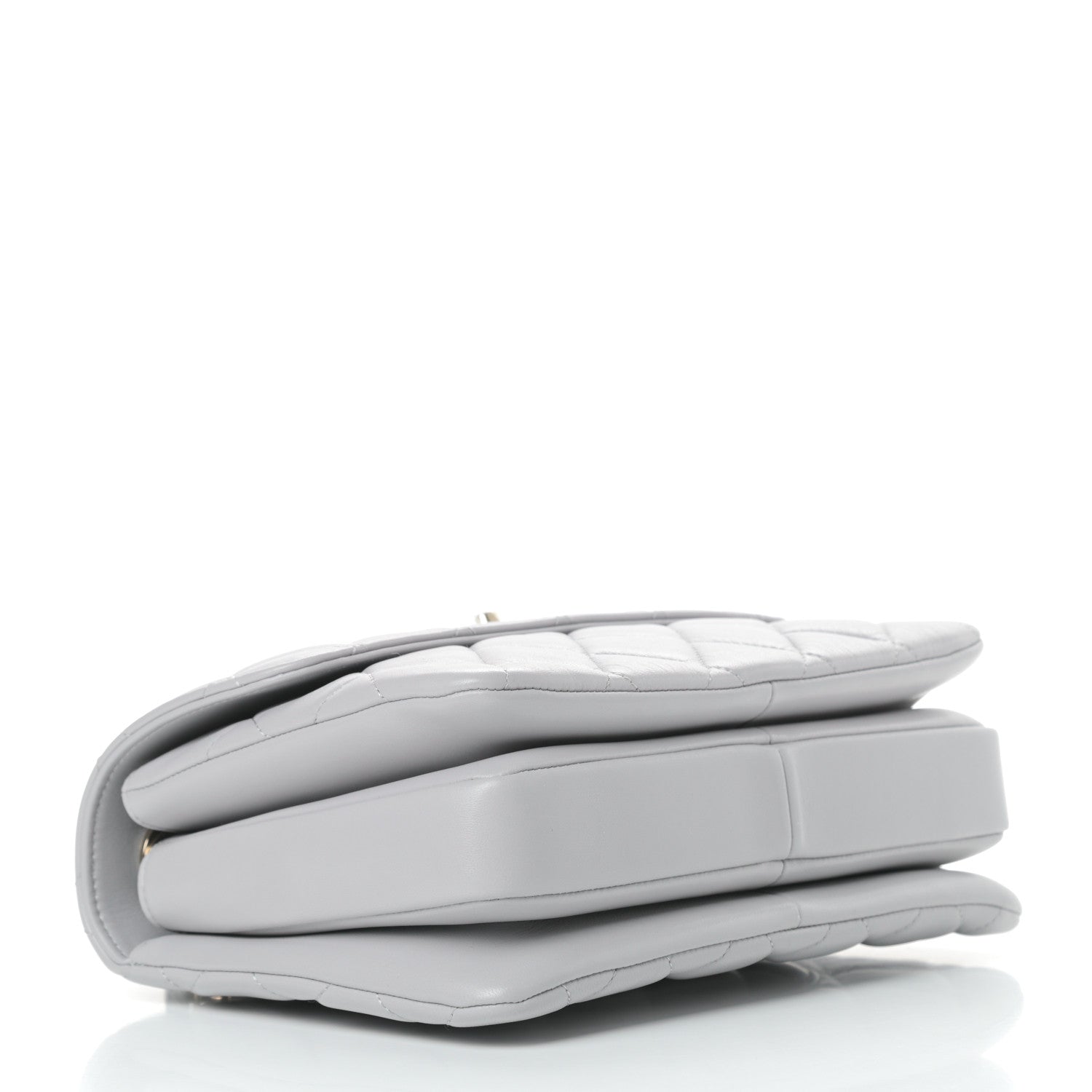 Chanel Lambskin Quilted Small Trendy CC Flap Dual Handle Bag Grey 4 of 12