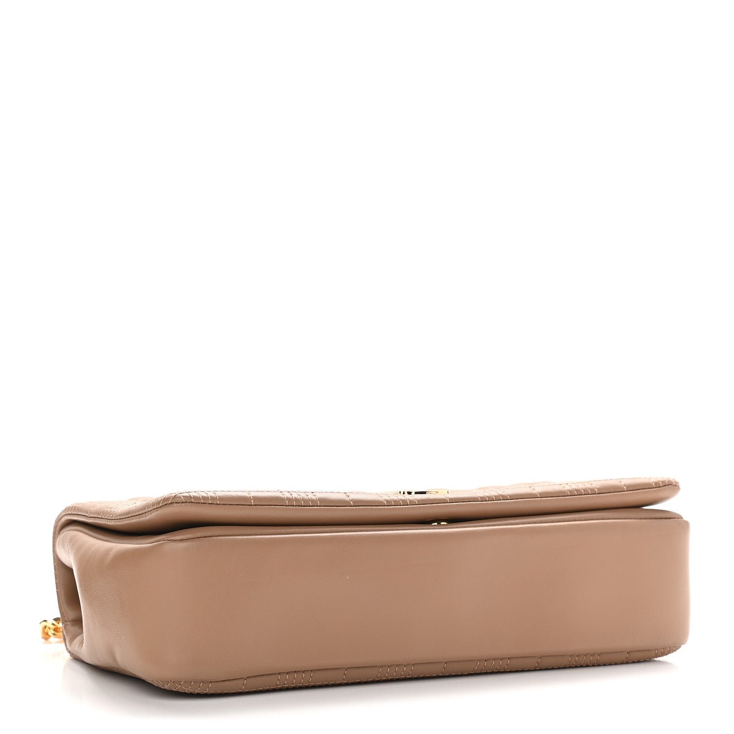 Burberry Lambskin Quilted Medium Lola Bag Camel 4 of 8