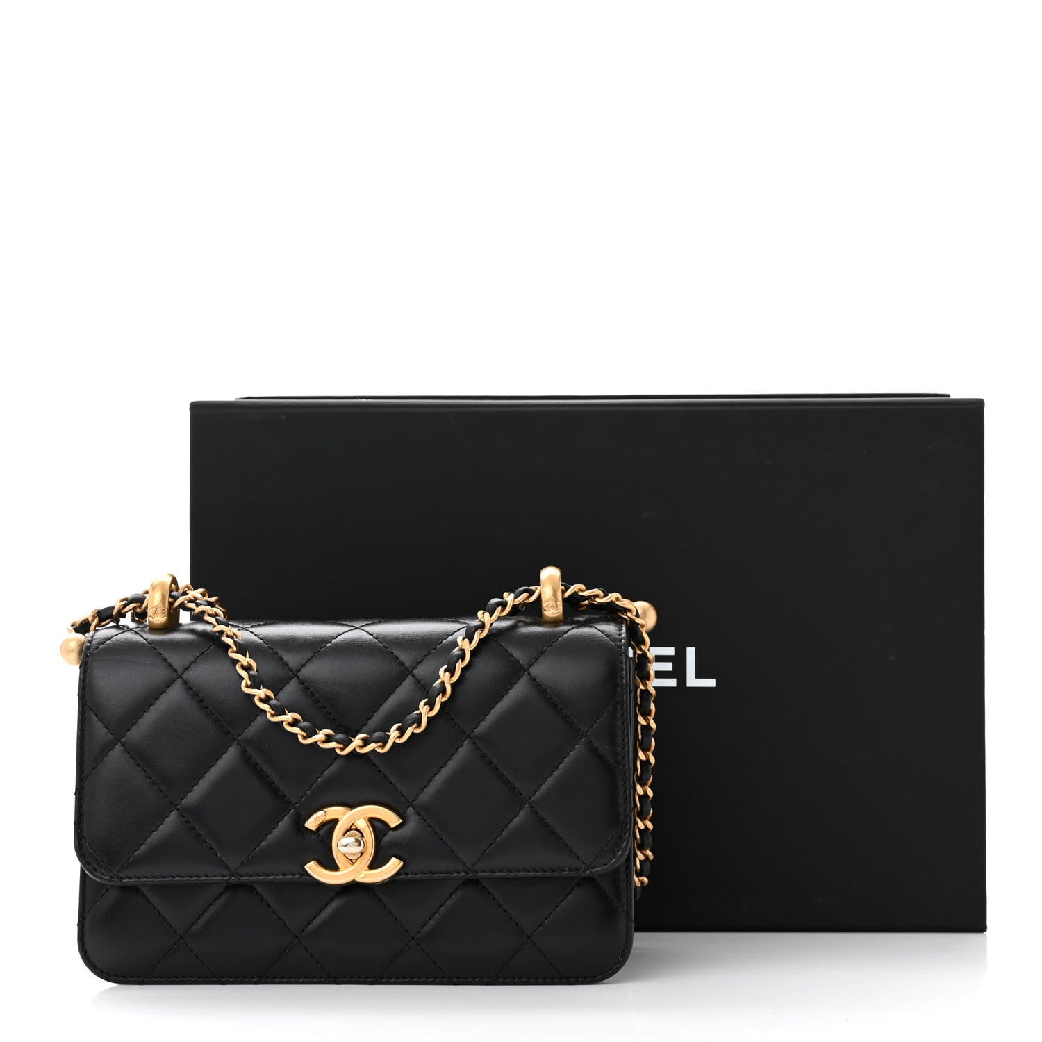 Chanel Calfskin Quilted Mini Perfect Fit Flap Black 12 of 12