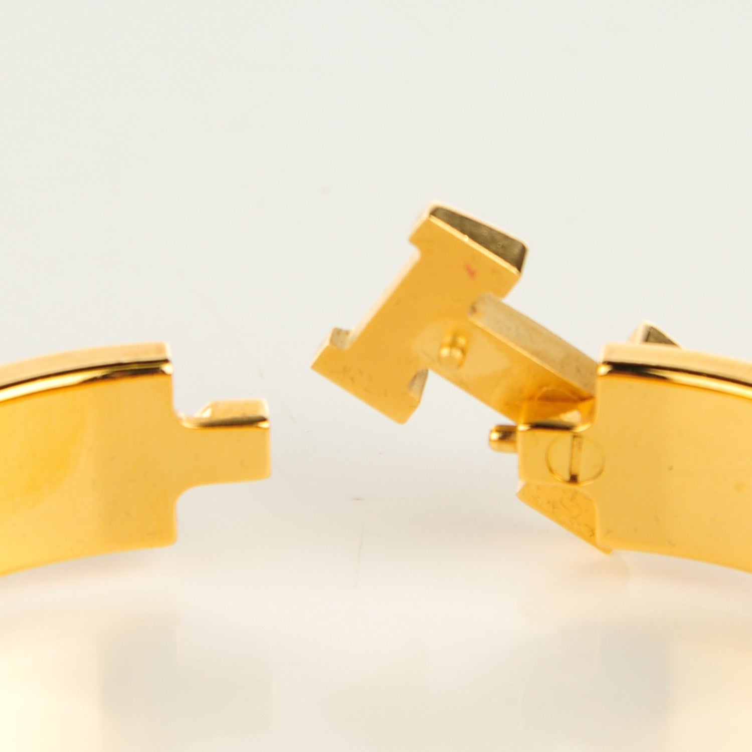 Hermes Narrow Enamel Clic Clac H Bracelet PM Royal Bleu 4 of 7
