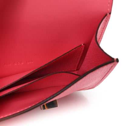 Hermes Epsom Constance Slim Wallet  Rose Azalee 8 of 8