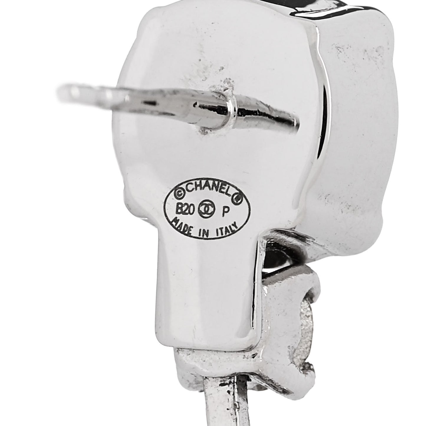 Crystal Starfall Drop CC Earrings Silver