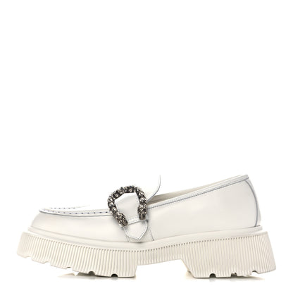 Gucci Cordovan Lux Dionysus Hunder Loafers 40 Great White 1 of 12